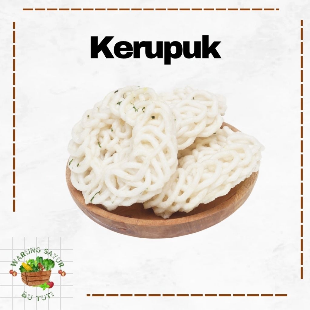 

Kerupuk Mawar siap makan