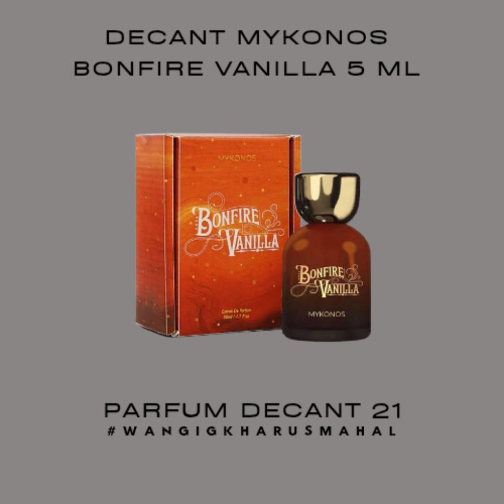 Decant Bonfire vanilla Mykonos