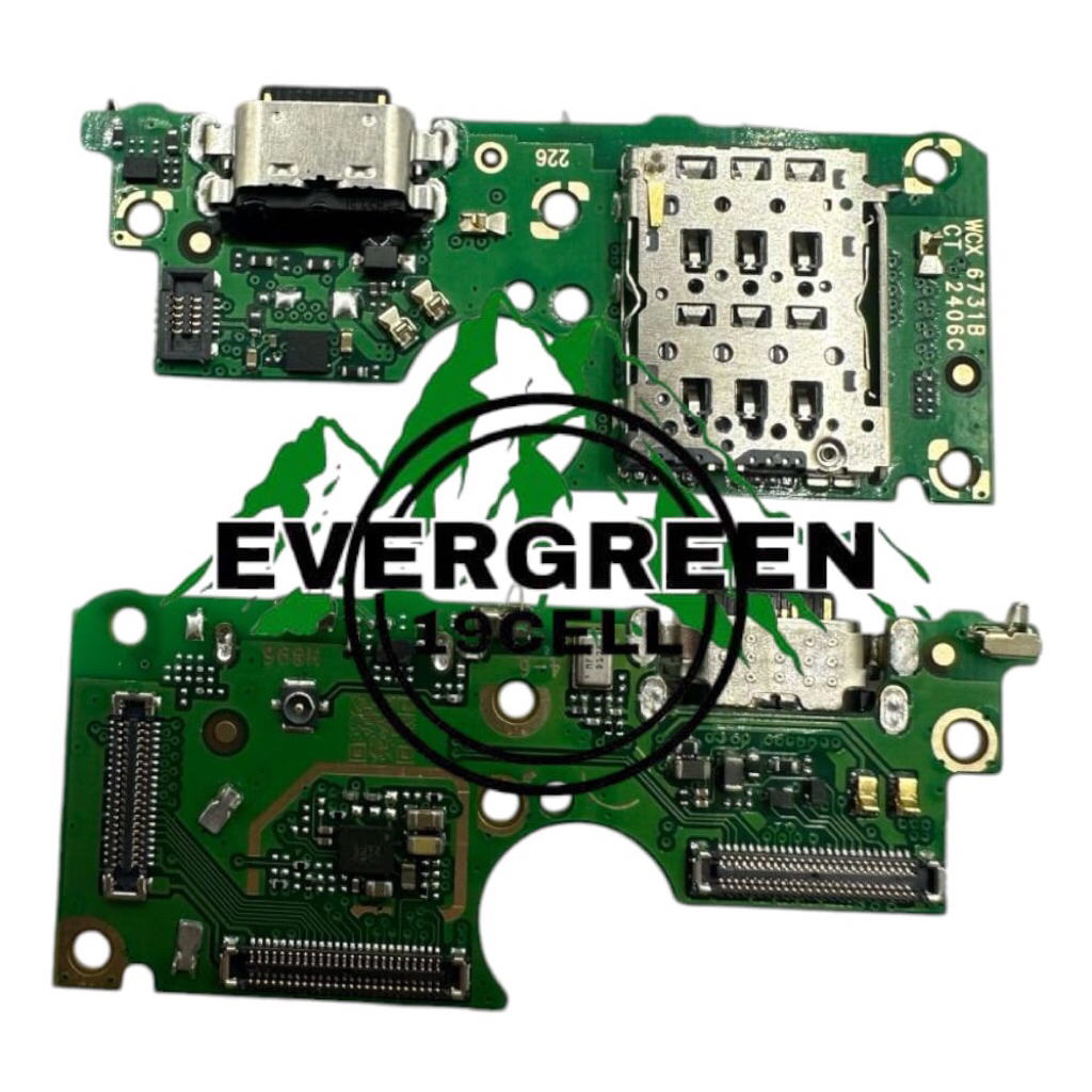 PAPAN PCB KONEKTOR CHARGER INFINIK ZERO 30 5G X6731 +CON SIM + MIC KONEKTOR CAS INFINIK X6731 ZERO 3