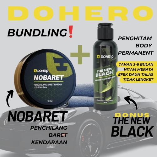 Dohero Paket , Dohero Nobaret - Compound Penghilang Baret Body Motor Mobil Bonus Penghitam Body Moto