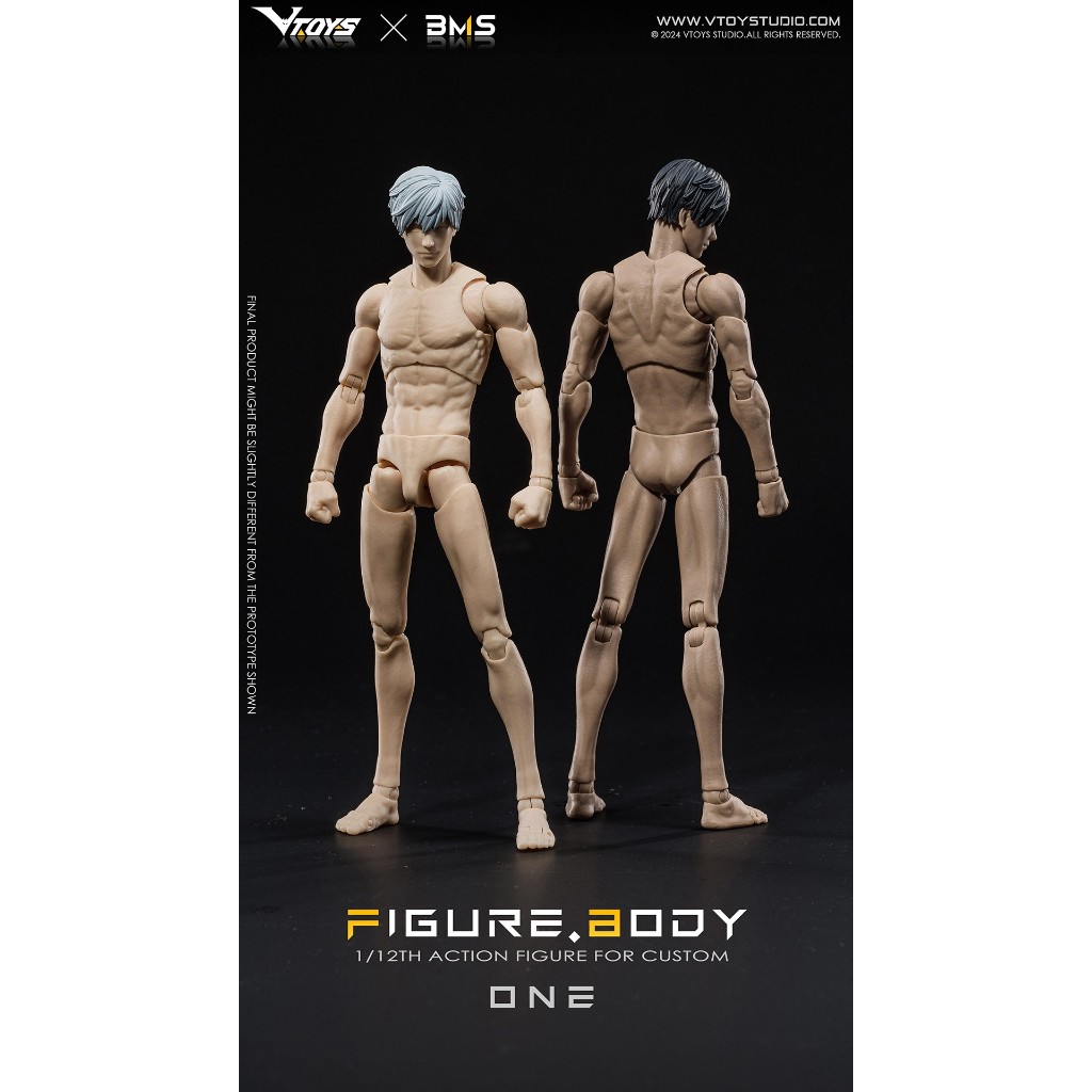 VTOYS X BMS 1/12 FIGURE BODY ONE for Custom