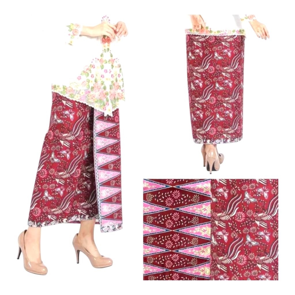 Rok tumpal Betawi // rok batik bawahan kebaya encim // rok tumpal motif pucuk rebung // rok betawi /
