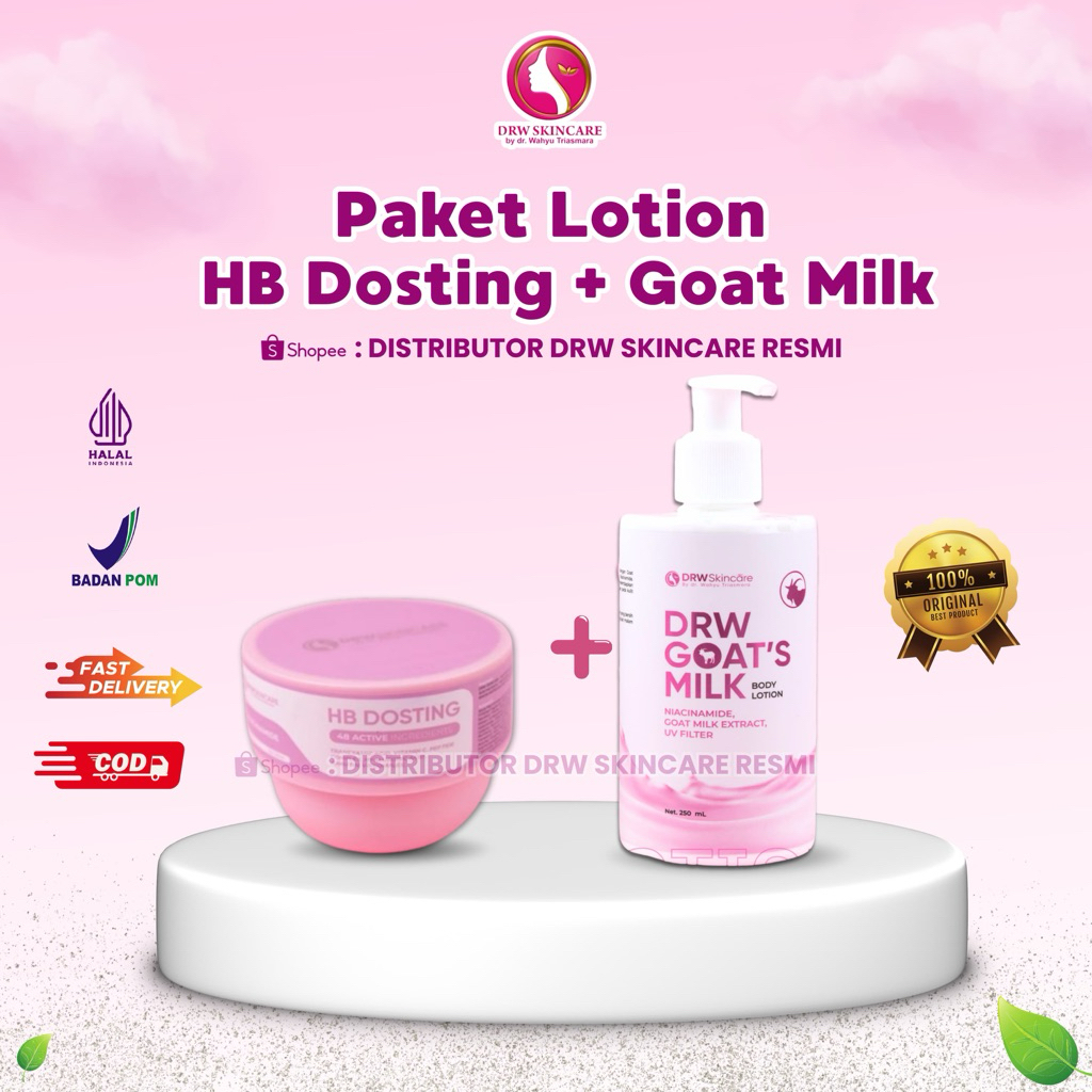 DRW SKINCARE Paket HB Dosting Pemutih badan BPOM