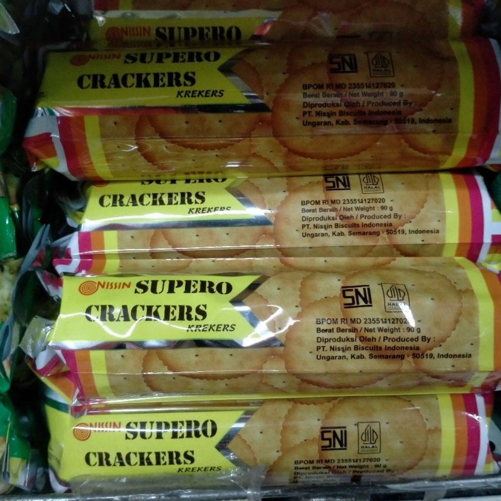 

Biskuit Supero Creackers Nissin Krekers 90Gr