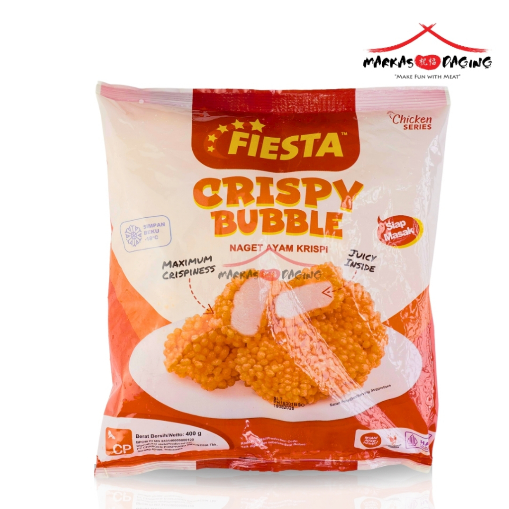 

Fiesta CRISPY BUBBLE Nugget 400gr - Markasdaging