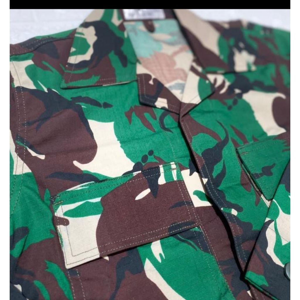 PDL TNI AD BAHAN PANCA PRIMA KANCING 1 SETEL