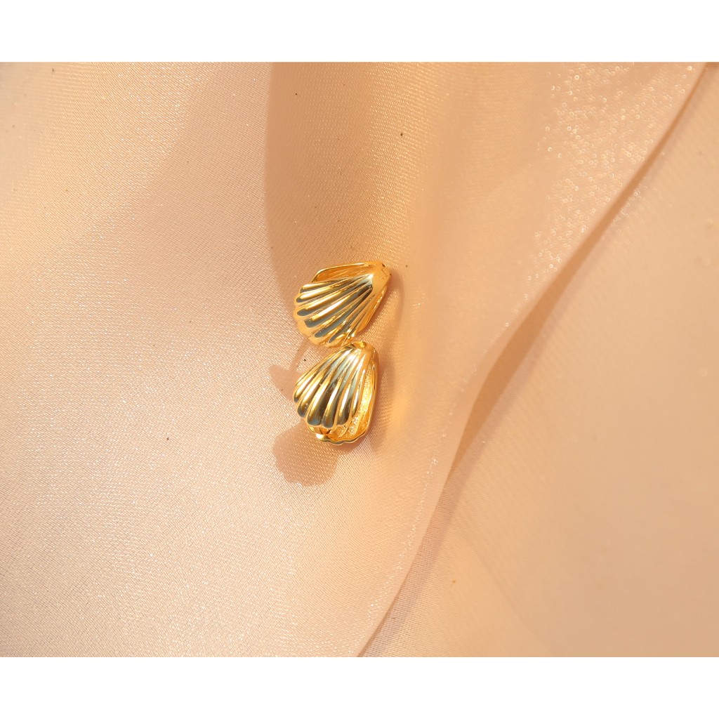 Scallop Earring Silver 925/Gold Plated