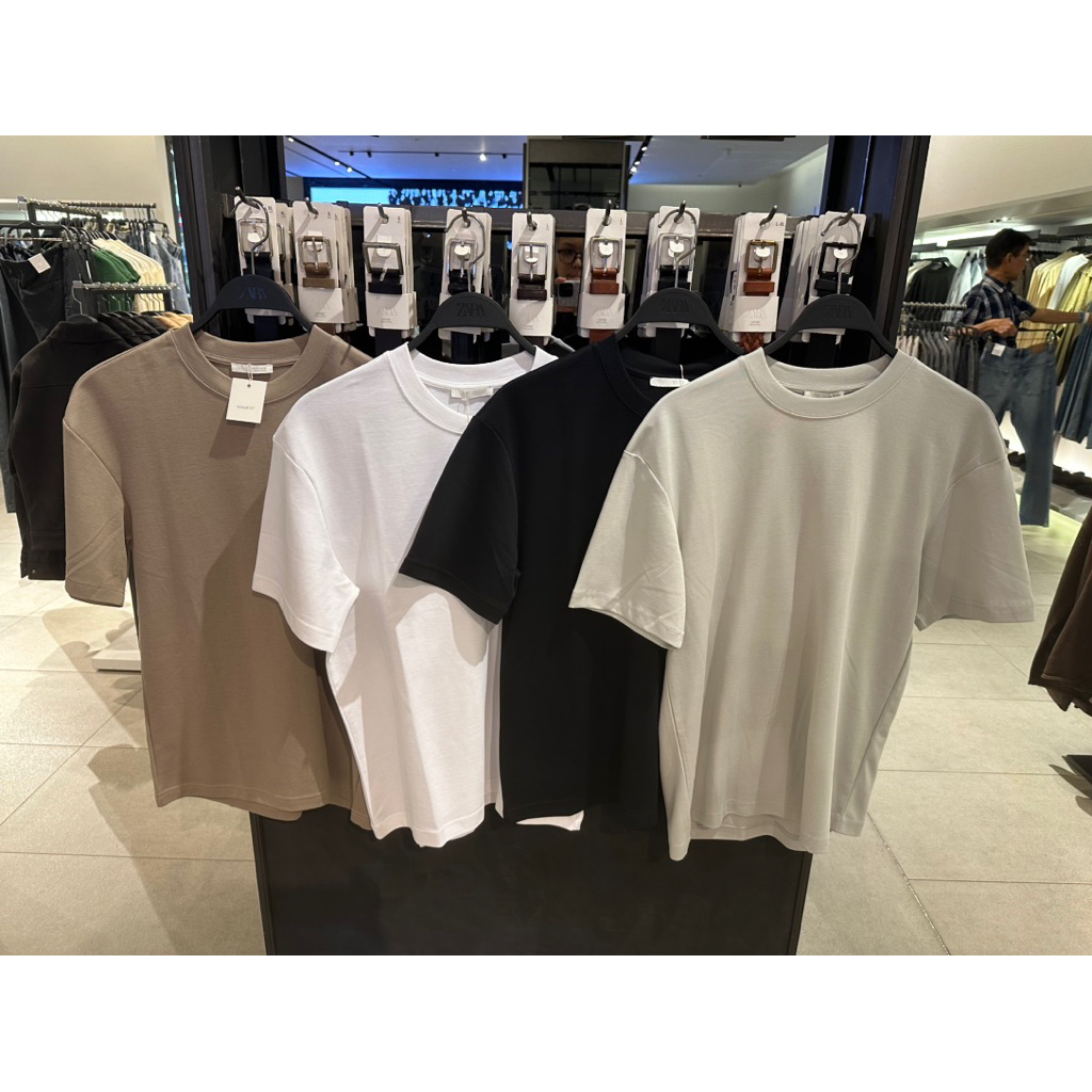 Kaos Polos Heavyweight Zara