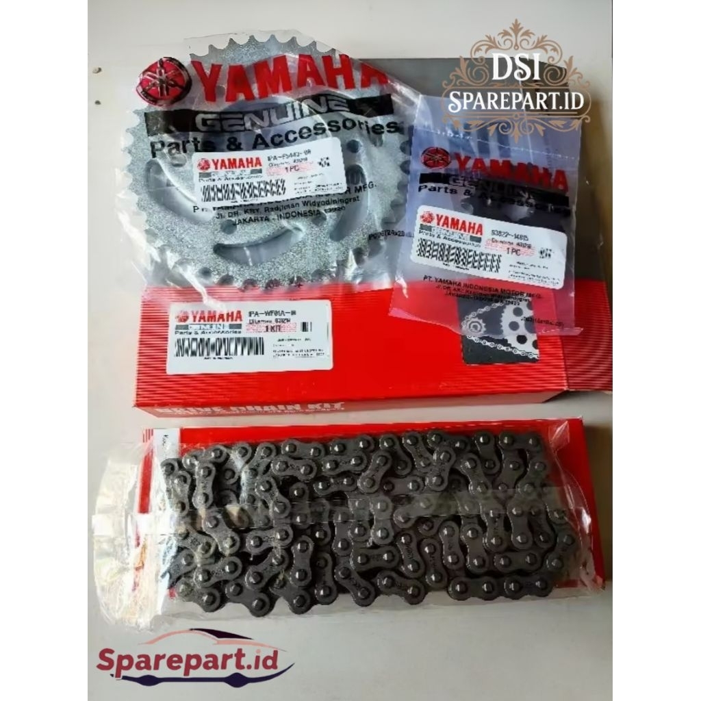 GEAR GIR SET RANTAI RODA VIXION NEW (1PA) 2013-2014 GEAR SET RANTAI