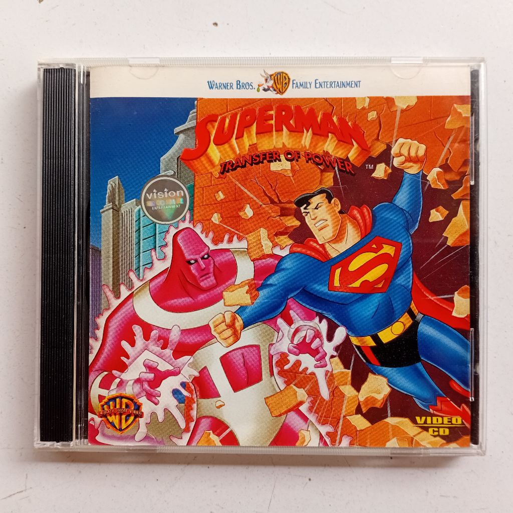 VCD Superman: Transfer of Power Animasi (1997) 1 Disc Original Warner Bros