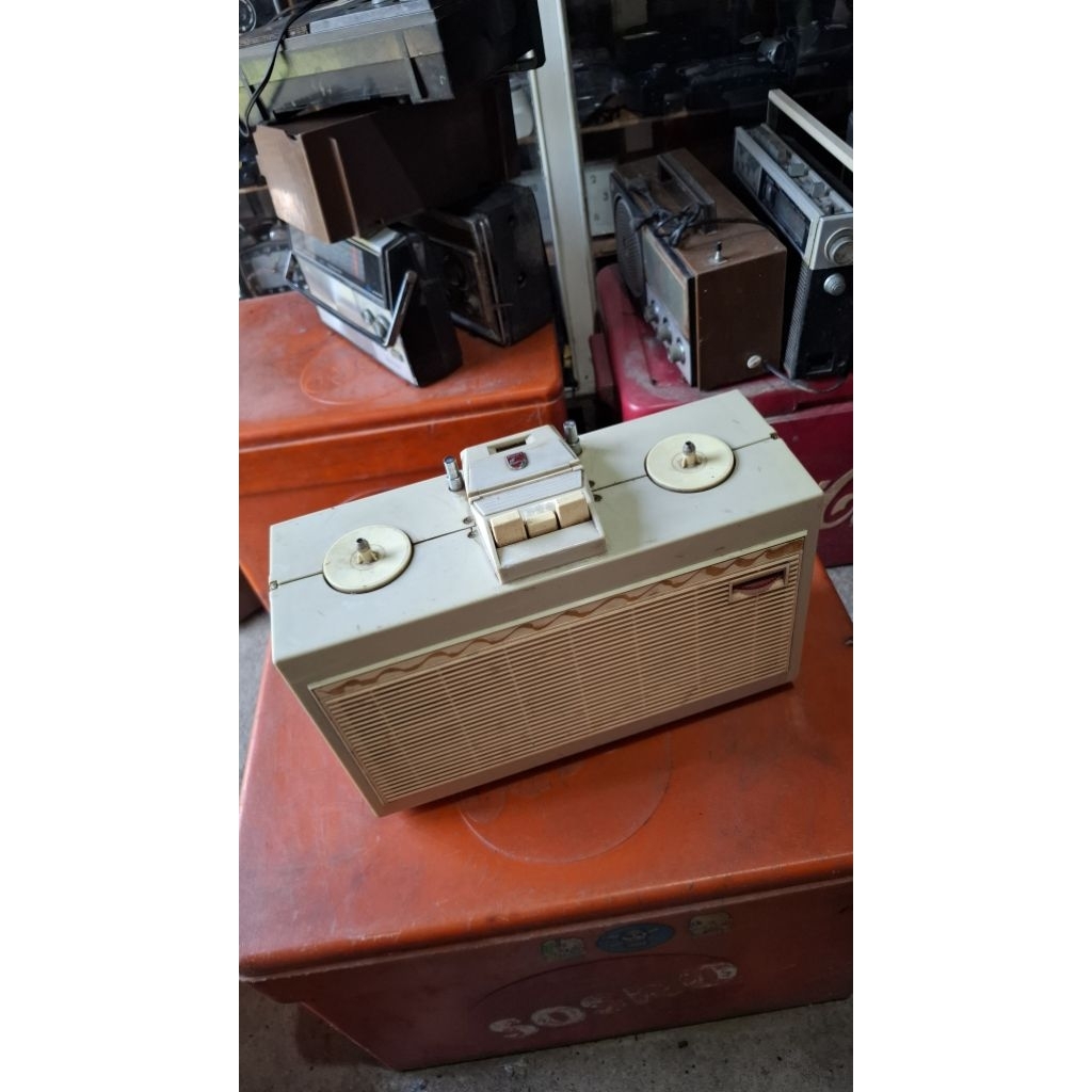 Radio national phillips 325b jadul antik vintage display lawas kuno anggap mati