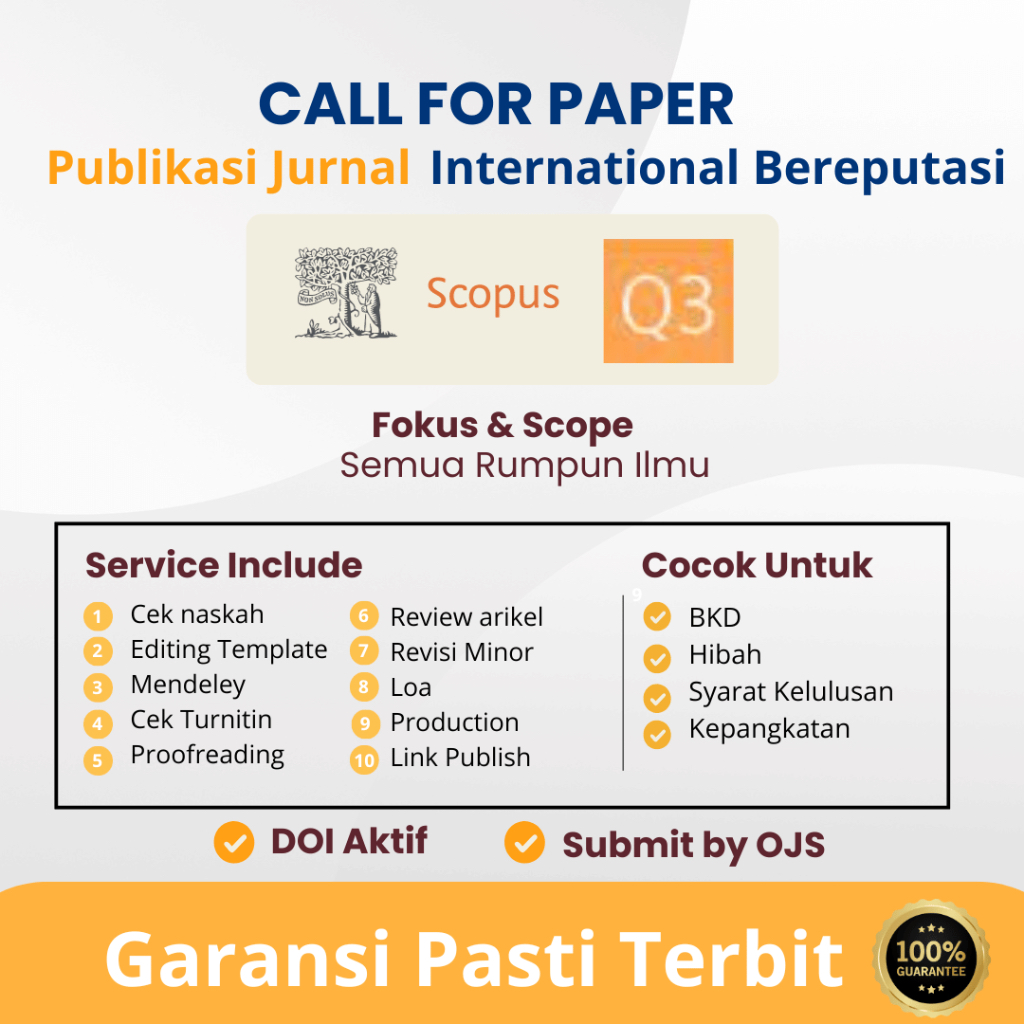 Jasa Publikasi dan Pendampingan Scopus Q3