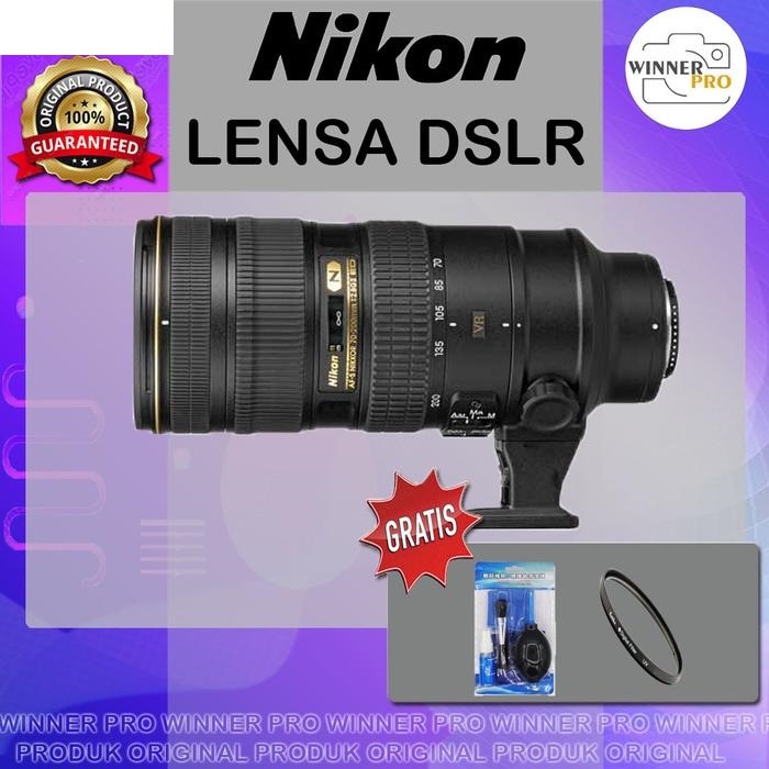 Lensa Nikon AF-S Nikkor 70-200mm F2.8 G ED VR II