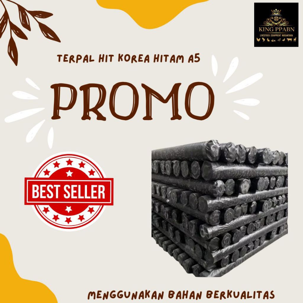 TERPAL A5 KOREA HITAM / HITAM