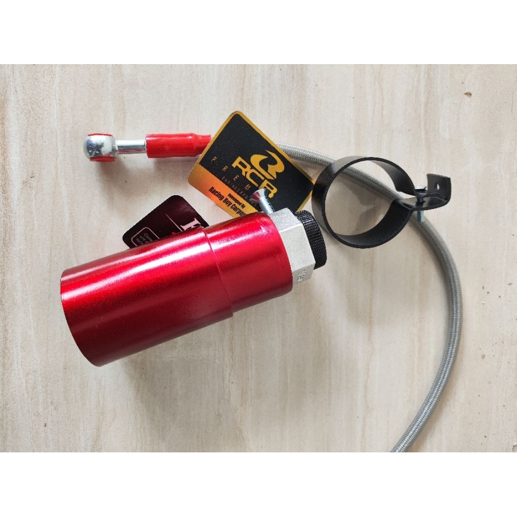 Replika tabung shock belakang variasi warna merah khusus Monoshock (hanya aksesoris)