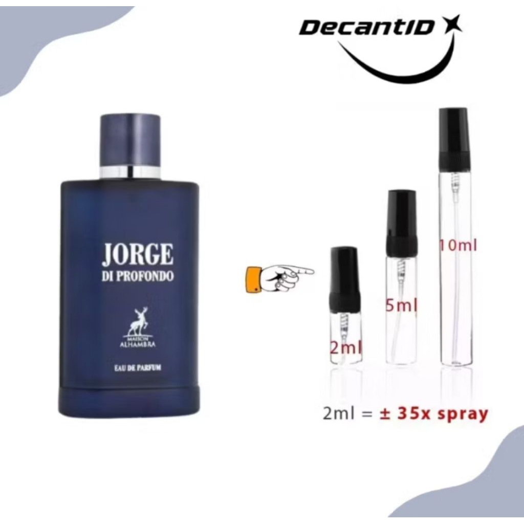 Decant Parfum Lattata Jorge Di Profondo For Men 2ml 5ml 10ml