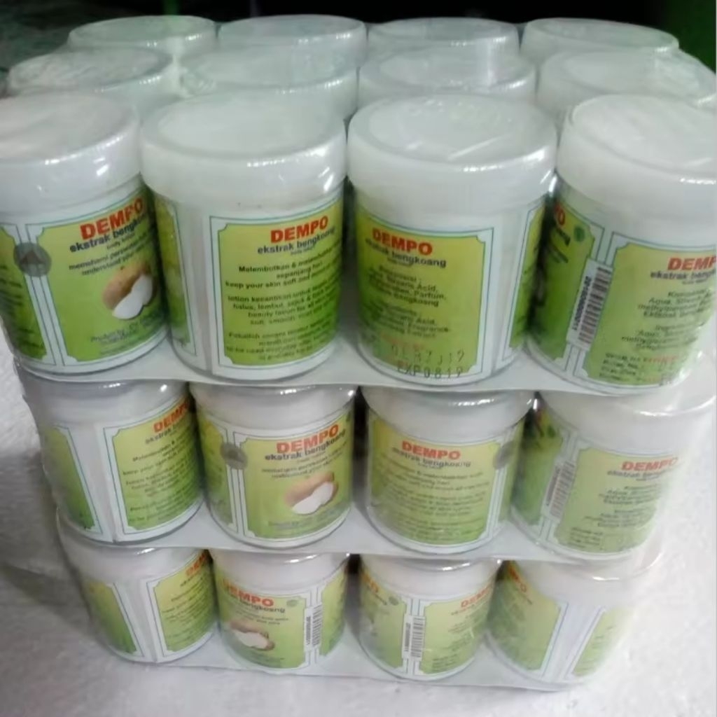 12 Pot 1 Lusin Cream Dempo Bengkoang