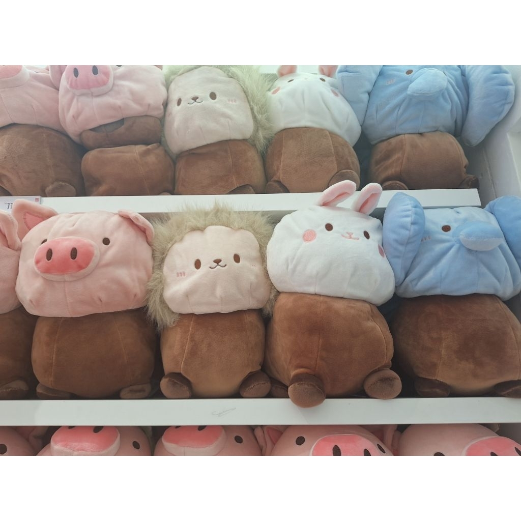 miniso 🇲🇨 x capybara boneka / anjing laut animal series