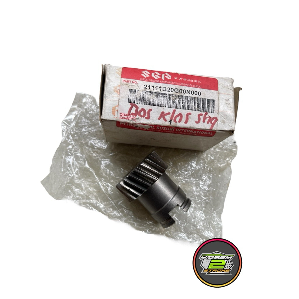 Gigi Tangis/Gear Primary Drive ASLI SGP Motor Suzuki :- Shogun FD 125 Terali- Shogun 125 New FL Tera