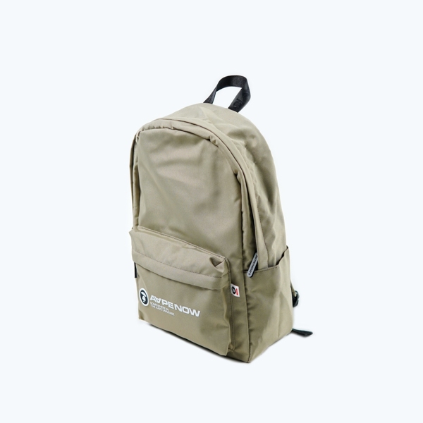 Tas AAPE NOW TEXT BASIC LOGO WHITE TAUPE BACKPACK 100% ORIGINAL