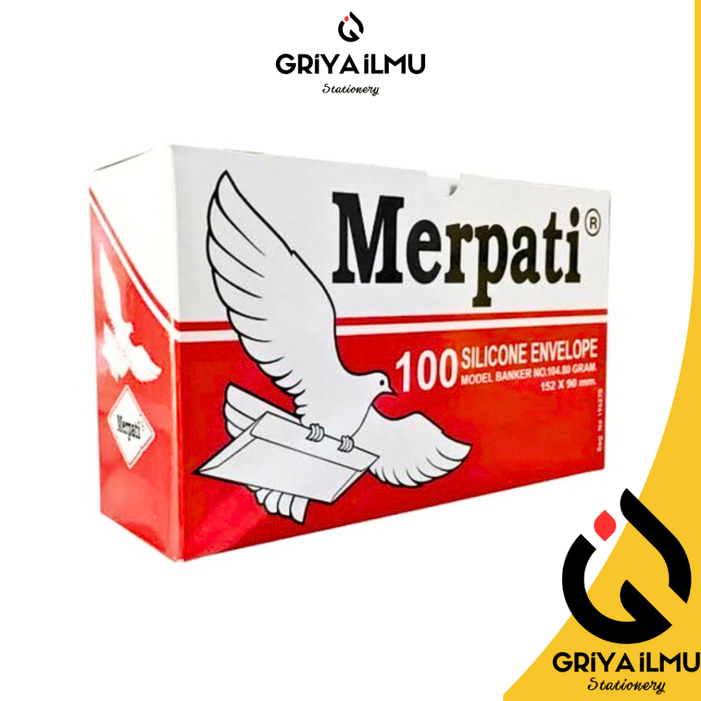 

Amplop MERPATI No.90 Model Banker 80 Gram (0050033)