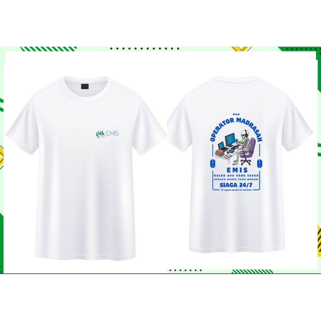 Pre Order - Kaos Operator Madrasah 2025 - Lengan Panjang