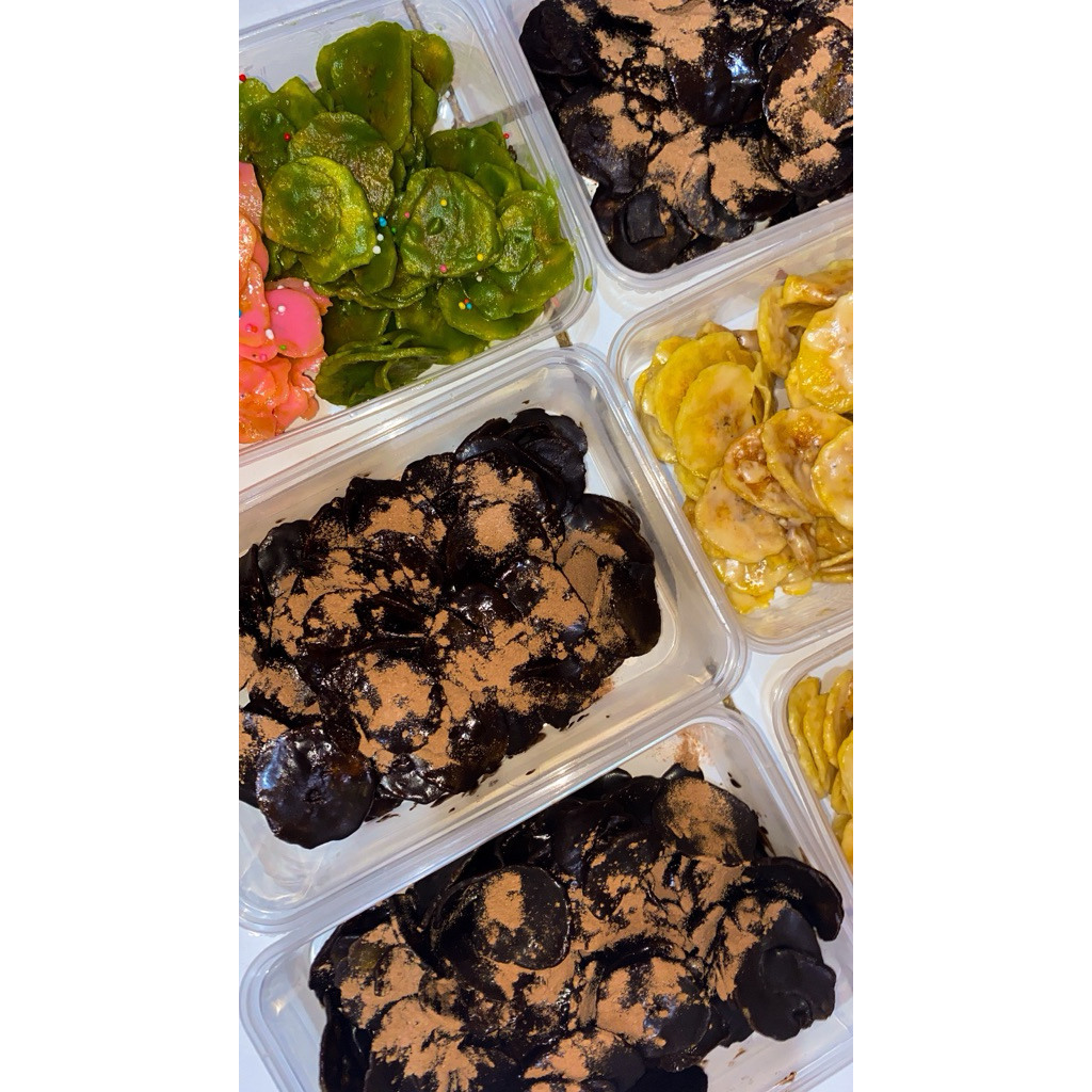 

Kripik pisang coklat lumer 60gr