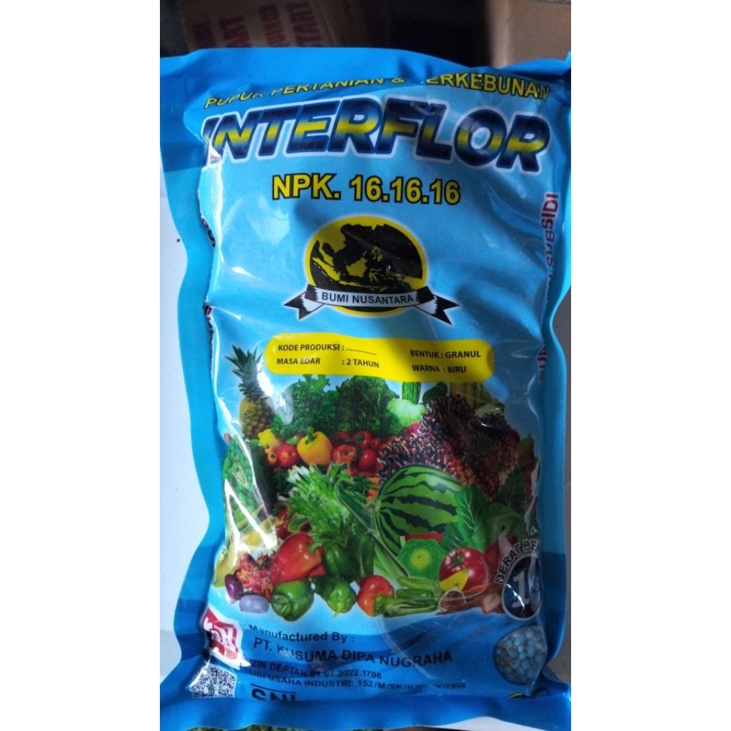 Media Tanam NPK 16.16.16 INTERFLOOR |NPK 16.16.16 INTERFLOOR