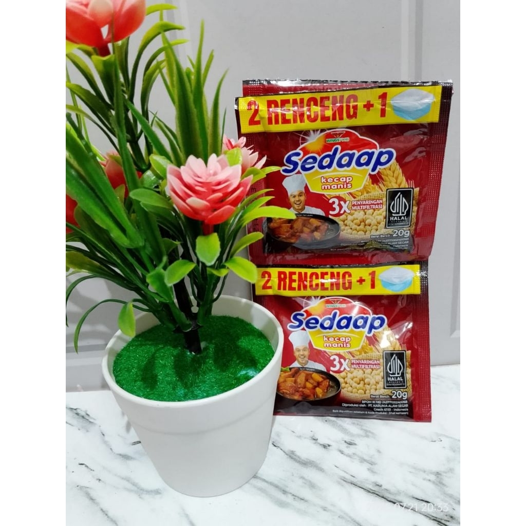 

Kecap sedap kemasan 500 Renceng isi 12