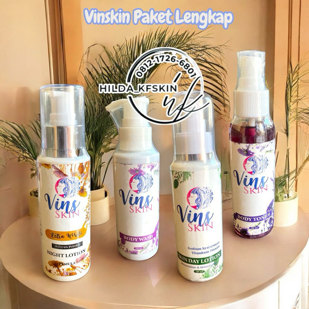 TERBARU PROMO VINSKIN LOTION ORIGINAL / VINSKIN EKSTRA WHITE / VINSKIN LOTION ULTIMATE / DAY VINSKIN