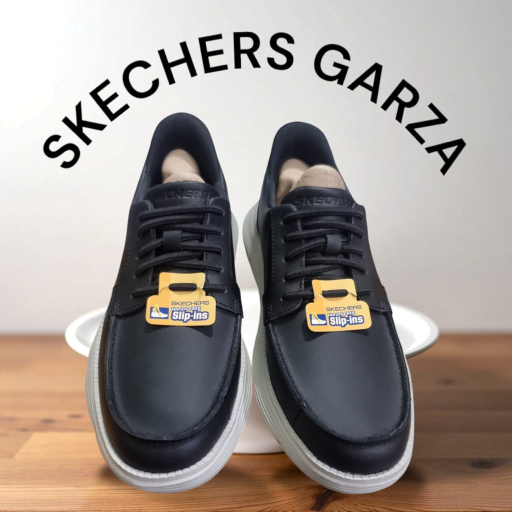 Skechers Garza Men’s Lifestyle Shoes Sneakers Pria Black