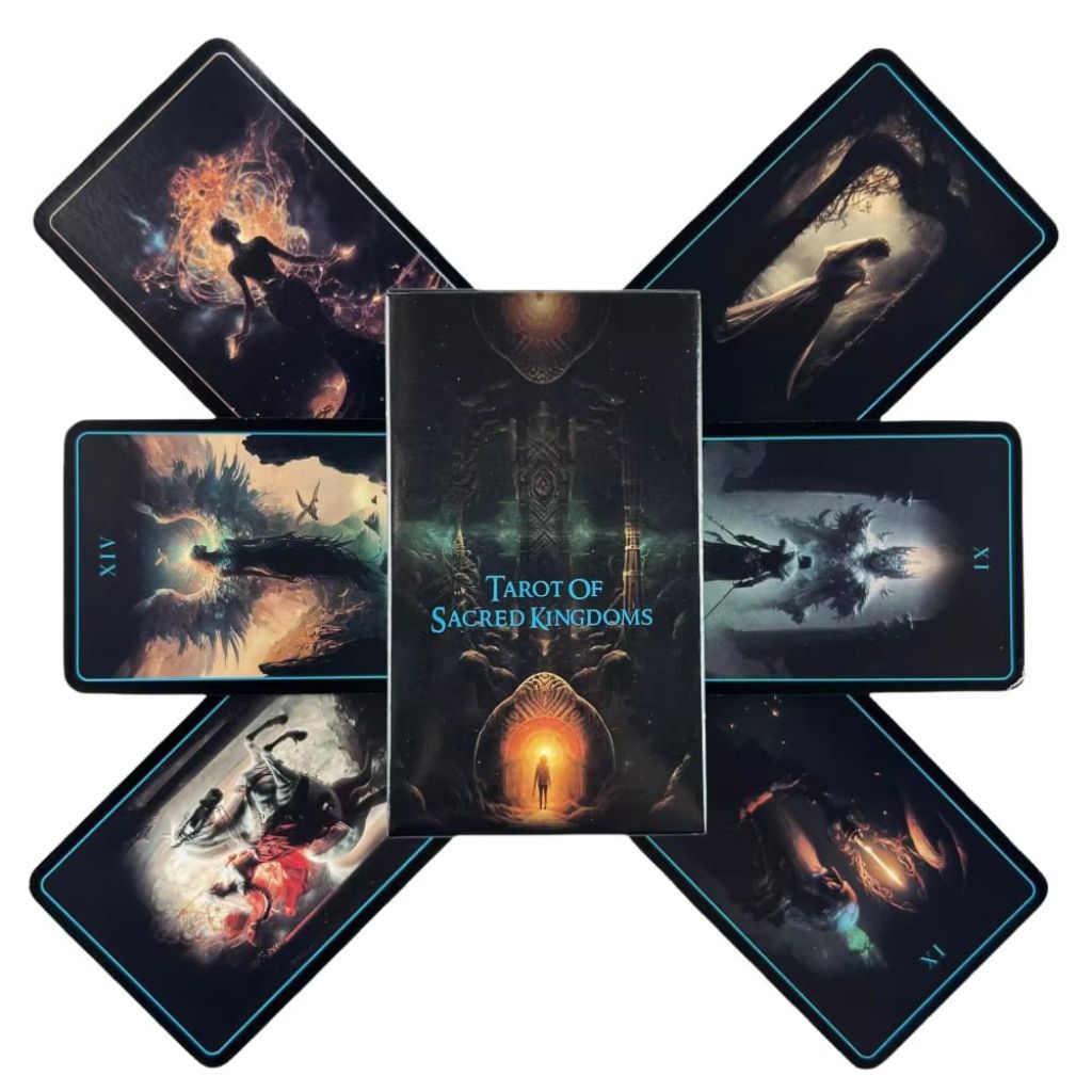 The Tarot of Sacred Kingdoms Tarot Cards 78 Cards Tarot Deck Oracle Cards for Spiritual and Energeti