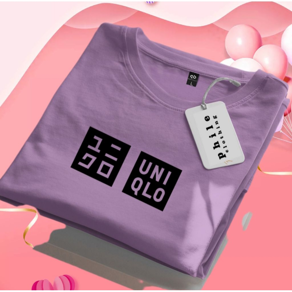 KAOS DISTRO 35 K  KAOS LOVE YOURSELF & UNIQLO SERI KOREA KAOS CEWEK & COWOK