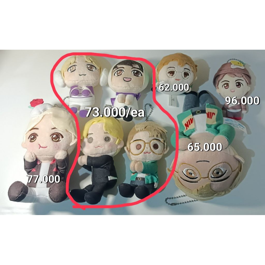 Merch Official TINYTAN Bagcharm Doll Keyring Pouch Coin Purse | Jungkook Jimin Winter | Jimin Butter