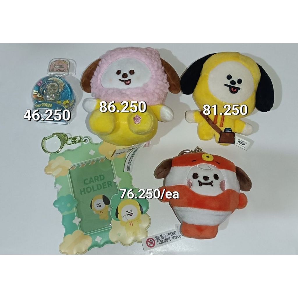 Merch Official & Unofficial BT21 | Chimmy spring | Chimmy bag | Card holder chimmy | Chimmy lobster 