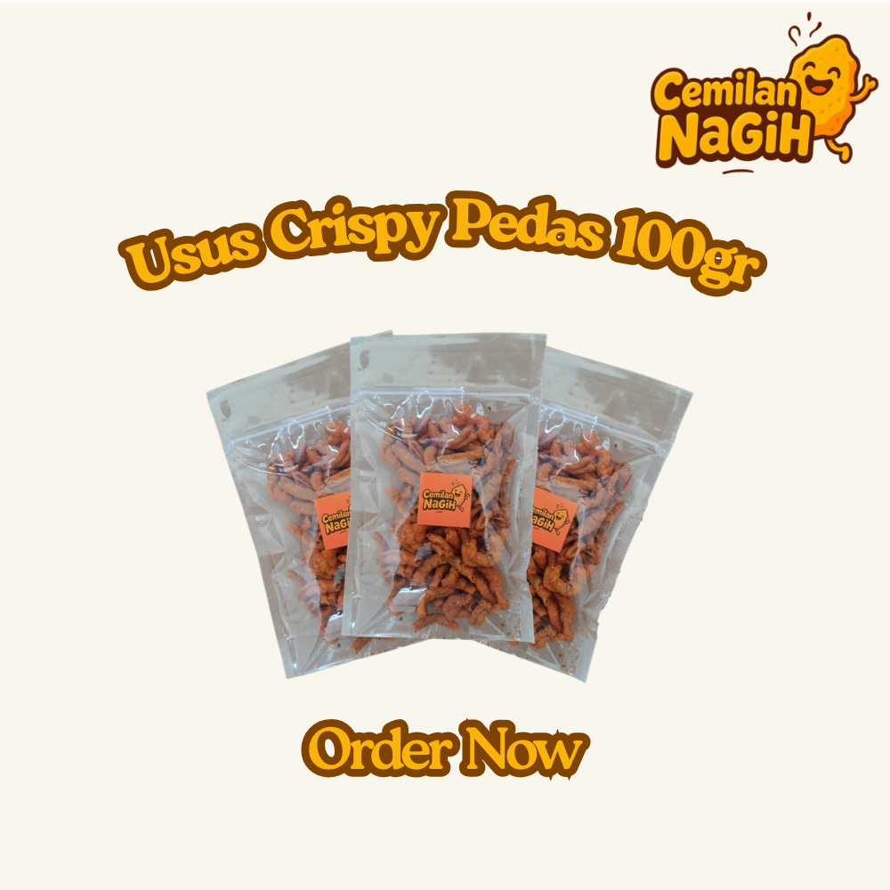 

Usus Ayam Crispy Pedas Daun Jeruk