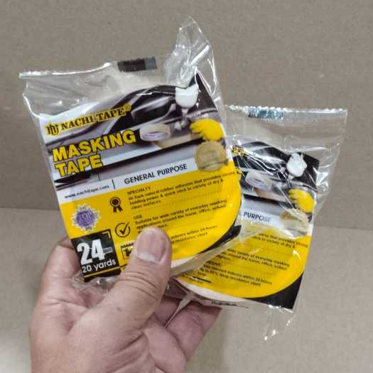 

ISOLASI KERTAS NACHI/ MASKING TAPE 1 inc dan 2 inc