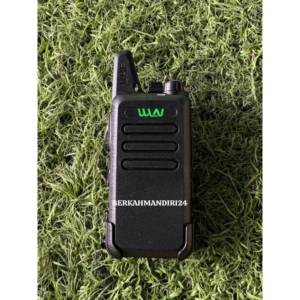 HT WLAN Hitam Fullset Handy Talky Dua Arah TNI Militer