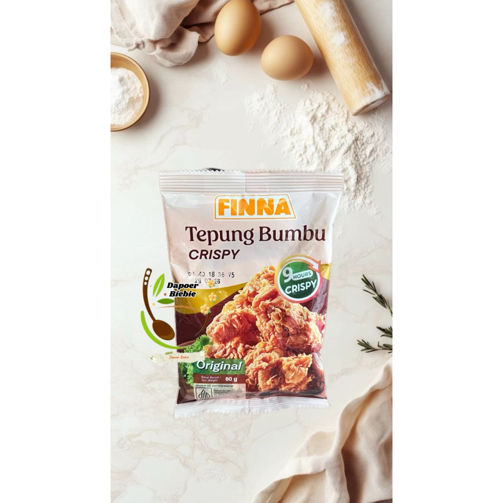 

Tepung Bumbu Crispy Original FINNA 80g