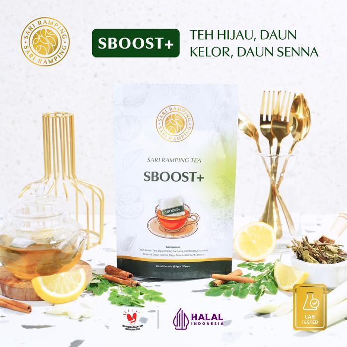 

SBOOST - Teh Hijau Premium Daun Kelor & Daun Senna