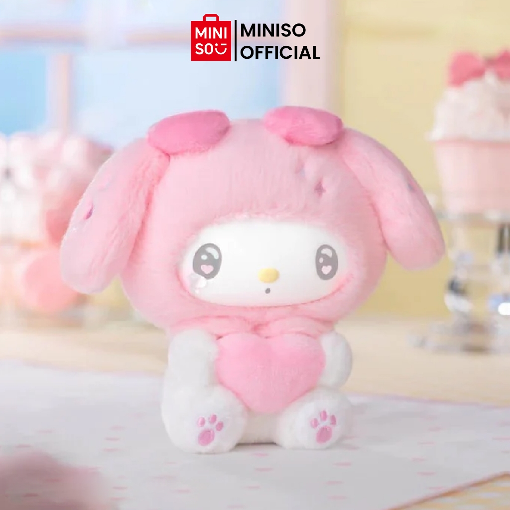 MINISO My Melody 50th Anniversary Milk Candy Series Plush Pendant Blind Box Gantungan Tas Surprise B