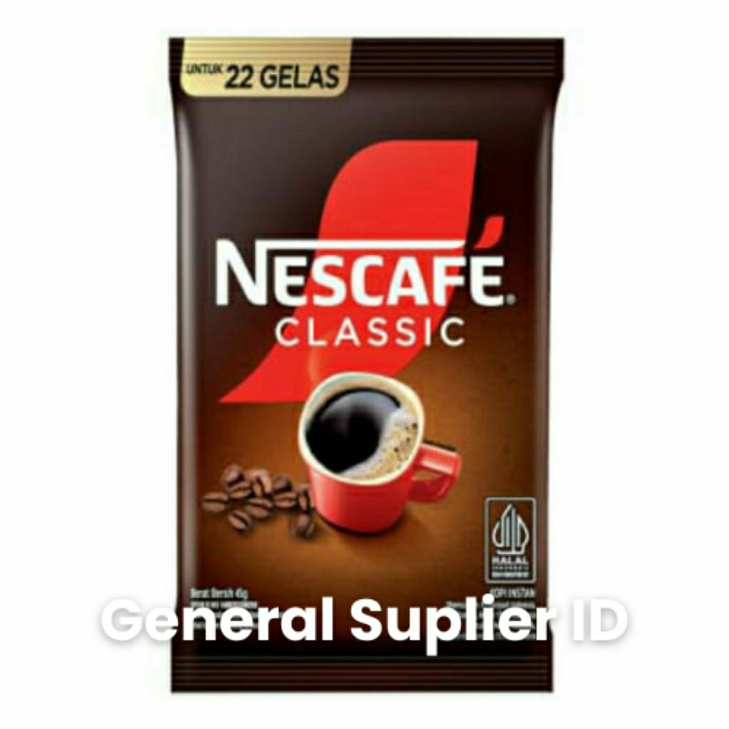

Nescafe Classic 45gr Nestle Professional - Kopi Instan Kemasan Baru Untuk 22 Gelas