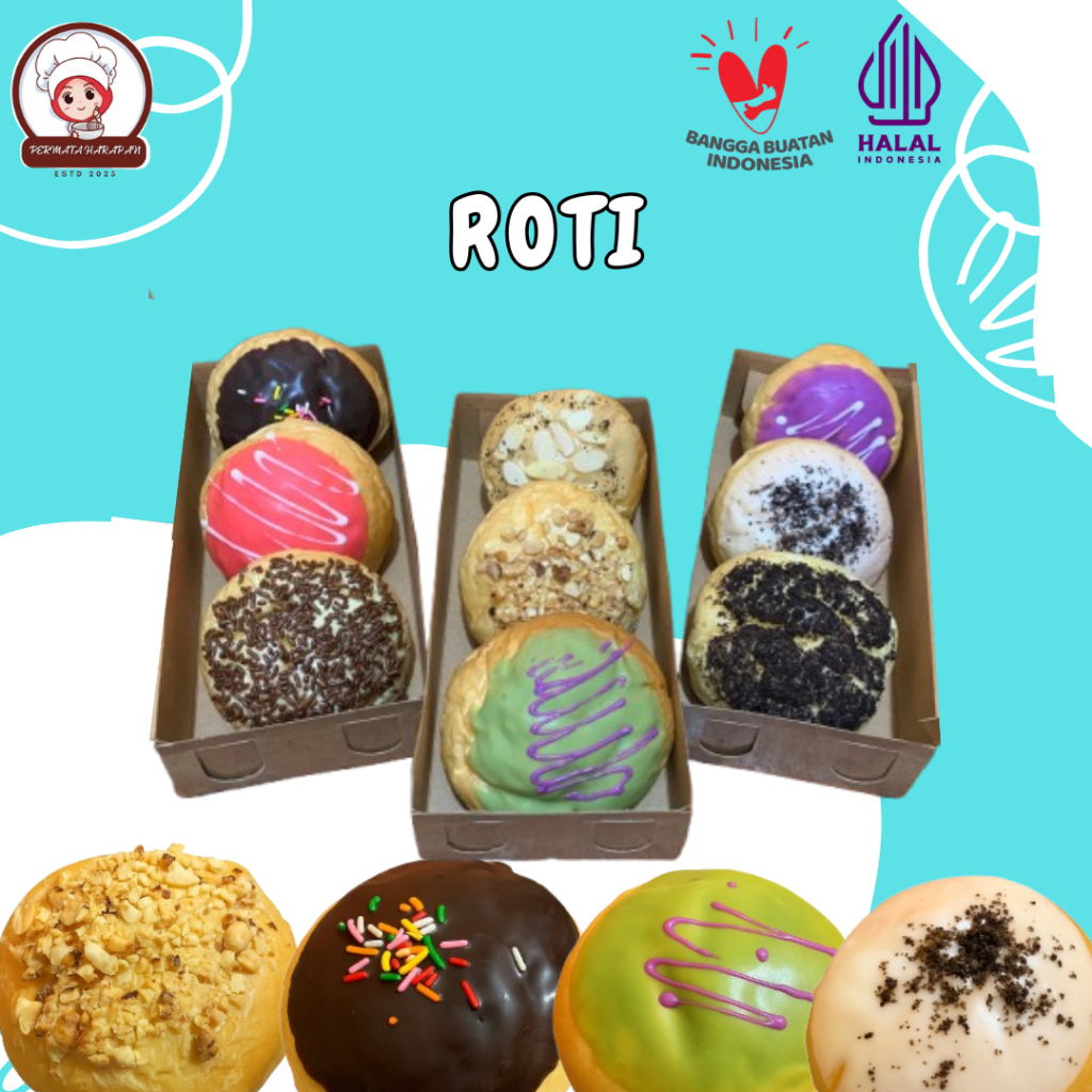 

Roti Coklat Premium Isian Melimpah Dan Toping Rasa Kacang Almond Greentea Dan Lainnya