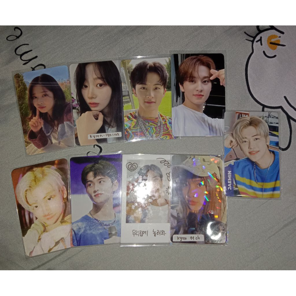 (SALE) pc mark epoxy jaemin nct minju izone minji hanni hyein new jeans giselle aespa official