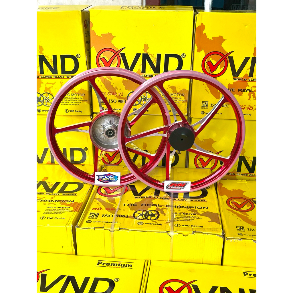 Velg Vnd KZR Jupiter Z Fizr Mx Old 1.4/1.6-17 Merah