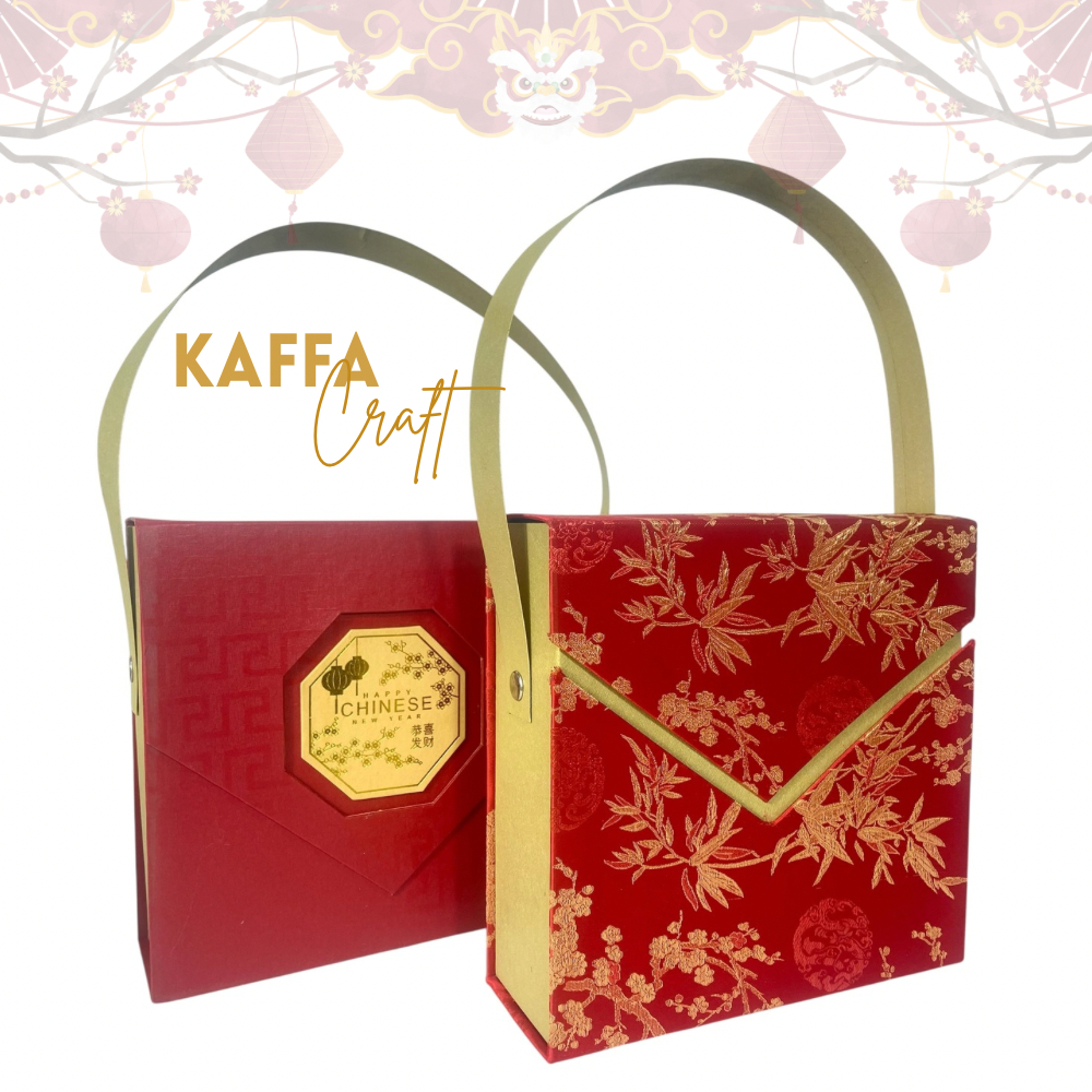 

KAFFA CRAFT - Fortune Bloom Box Hard Box Hampers CNY Tengteng Gift Box Kado Imlek