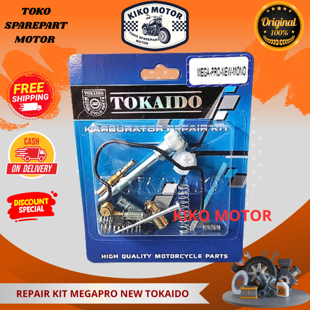 REPAIR KIT MEGA PRO NEW MONOSKOK MONOSHOCK TOKAIDO ORIGINAL
