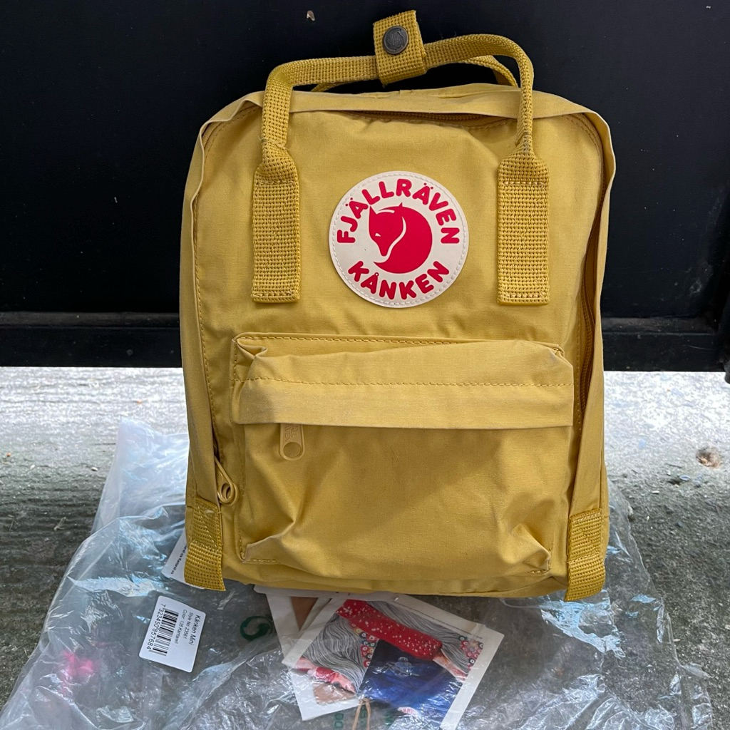 Fjallraven Kanken Mini Kantarell Preloved