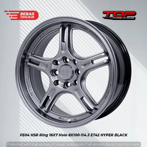velg mobil fe04 original hsr wheel ring 16 untuk avanza xenia binguo r16 termurah