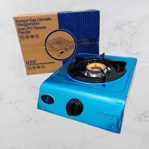 [UTU] KOMPOR GAS 1 TUNGKU STAINLESS STEEL